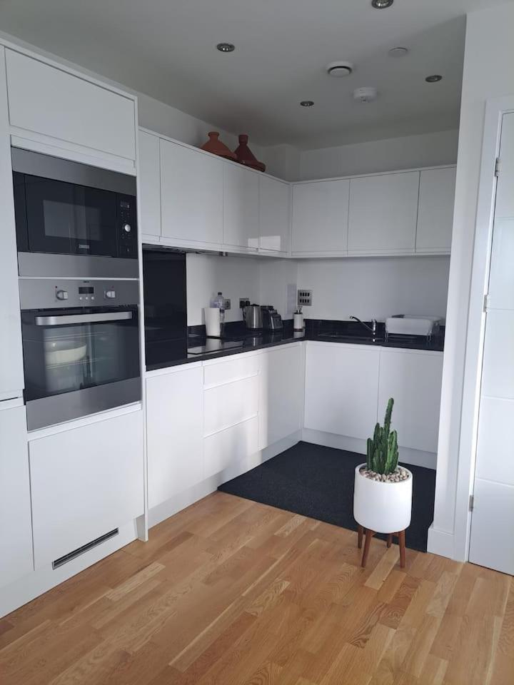 Cozy Double Room With Large En Suite Near Canary Wharf London With Amazing Views In A Shared Apartment 외부 사진